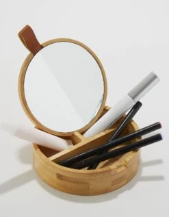 Boîte De Rangement Avec Miroir De Maquillage