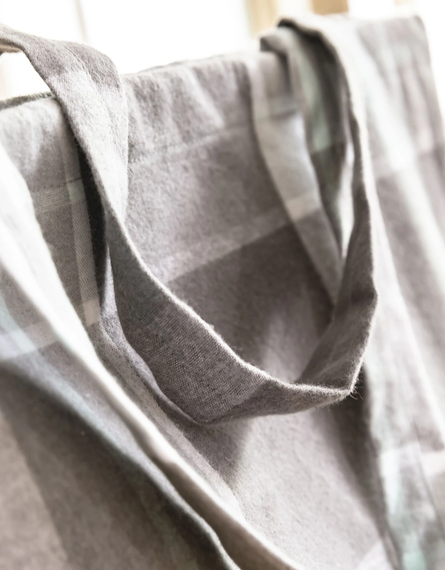 Sac à Pain En Tissu Flanelle - Collection Upcycling 5 Sac à Pain En Tissu Flanelle - Collection Upcycling – Image 5