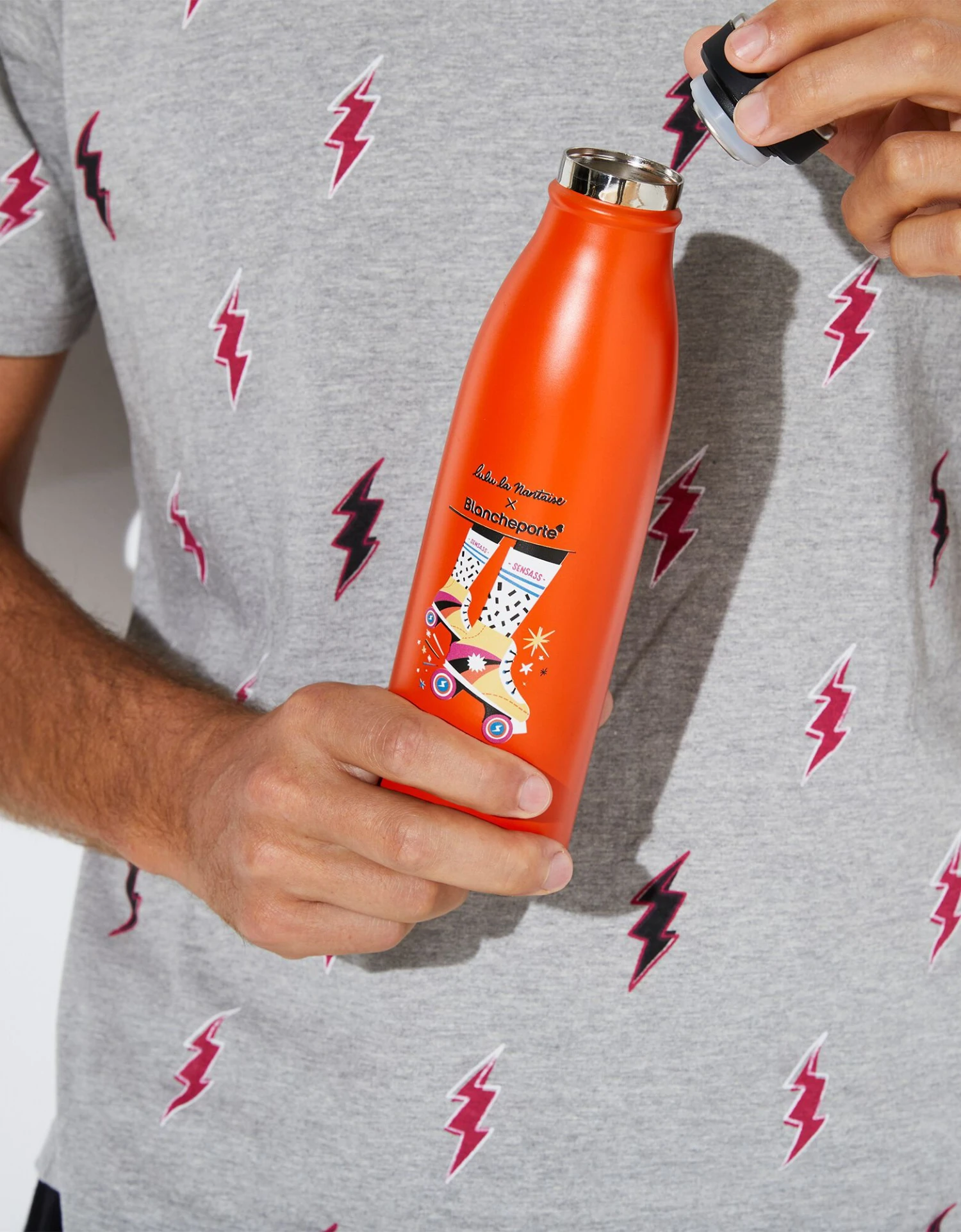 Gourde Isotherme Inox Collection Lulu La Nantaise 2 Gourde Isotherme Inox Collection Lulu La Nantaise – Image 2