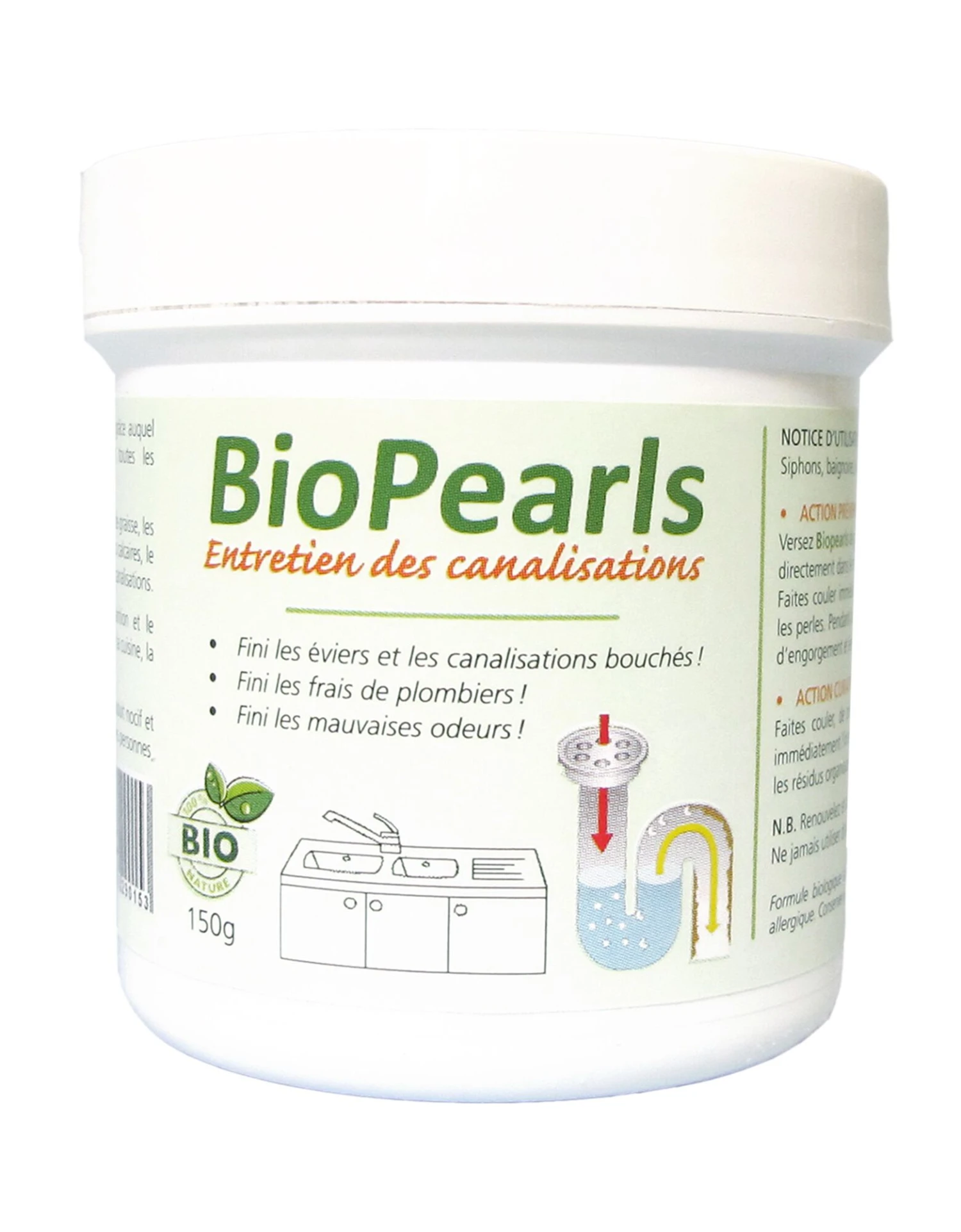 Déboucheur Perles Canalisations BioPearls 1 Déboucheur Perles Canalisations BioPearls