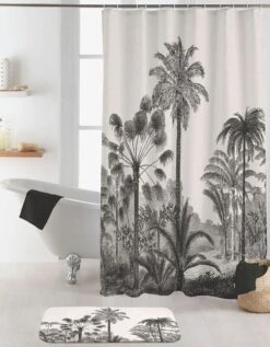 Rideau De Douche Imprimé Cocotiers