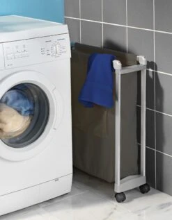 Panier à Linge Sur Roulettes
