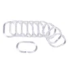Anneaux De Douche Translucides - Lot De 12