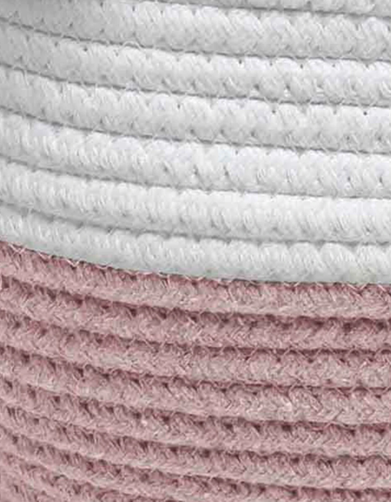 Panier De Rangement Déco à Pompons Suzy Rose/blanc 4 Panier De Rangement Déco à Pompons Suzy Rose/blanc – Image 4