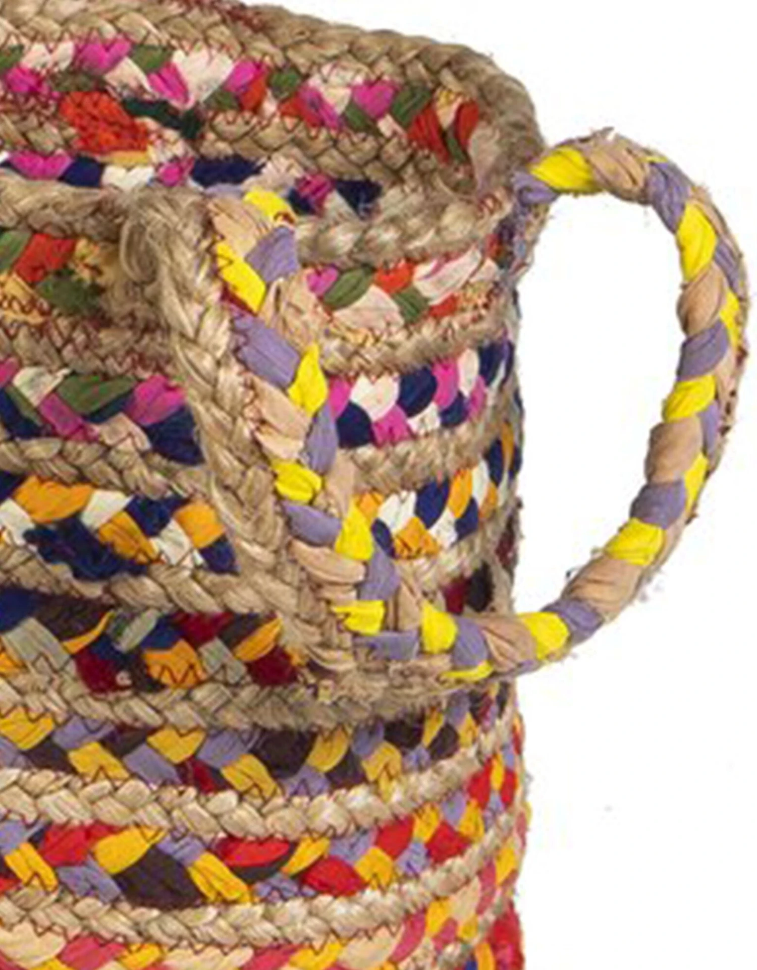 Panier De Rangement En Jute Multicolore 2 Panier De Rangement En Jute Multicolore – Image 2