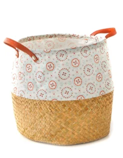 Panier Pliable Jonc De Mer Et Tissu 7 Panier Pliable Jonc De Mer Et Tissu -Maison Textiles Magasin 247105 C01 zoomx vue4