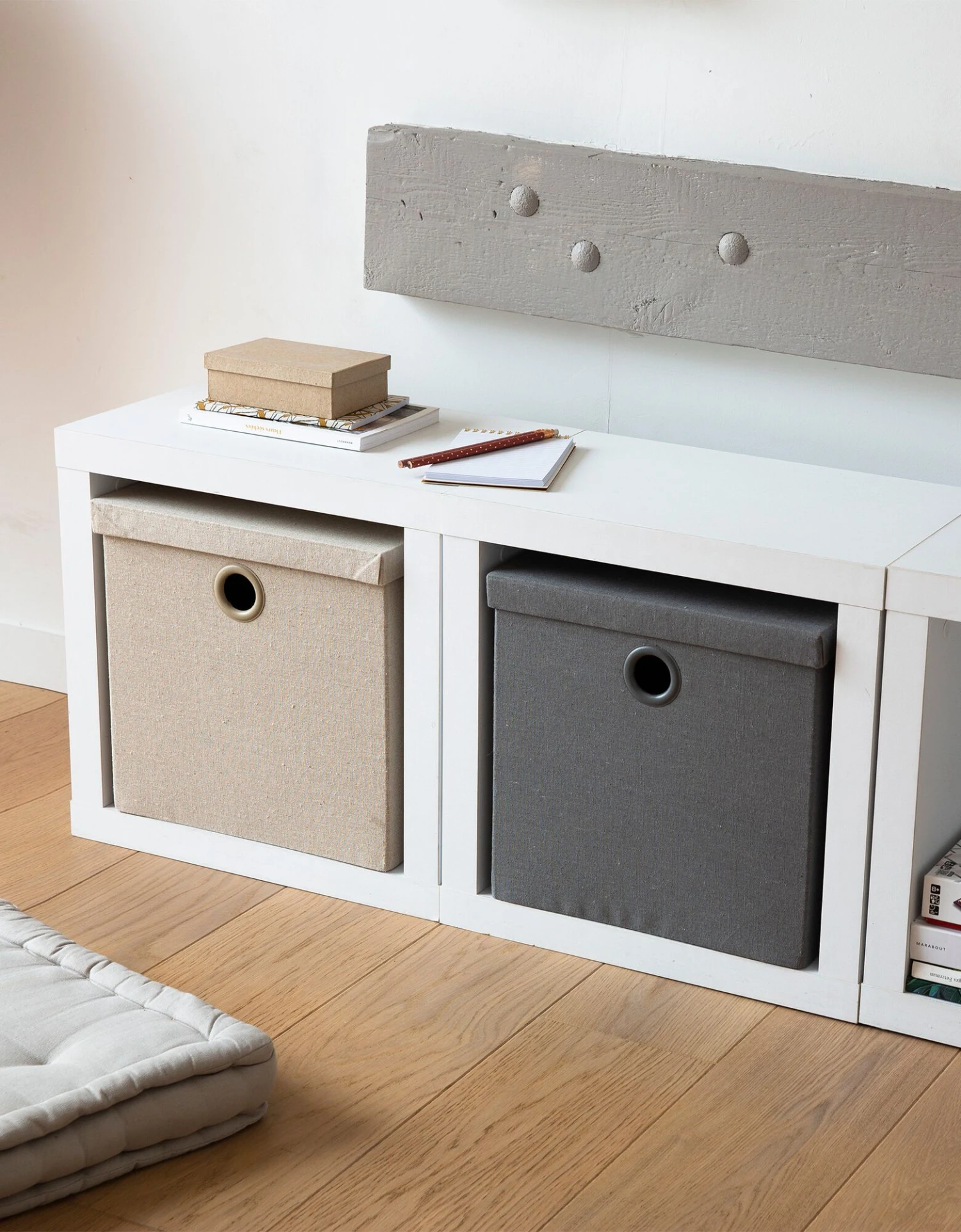 Boîte Rangement Pliable Unie Avec Couvercle 2 Boîte Rangement Pliable Unie Avec Couvercle – Image 2