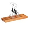 Lot De 3 Cintres Pour Pantalons En Bois Naturel