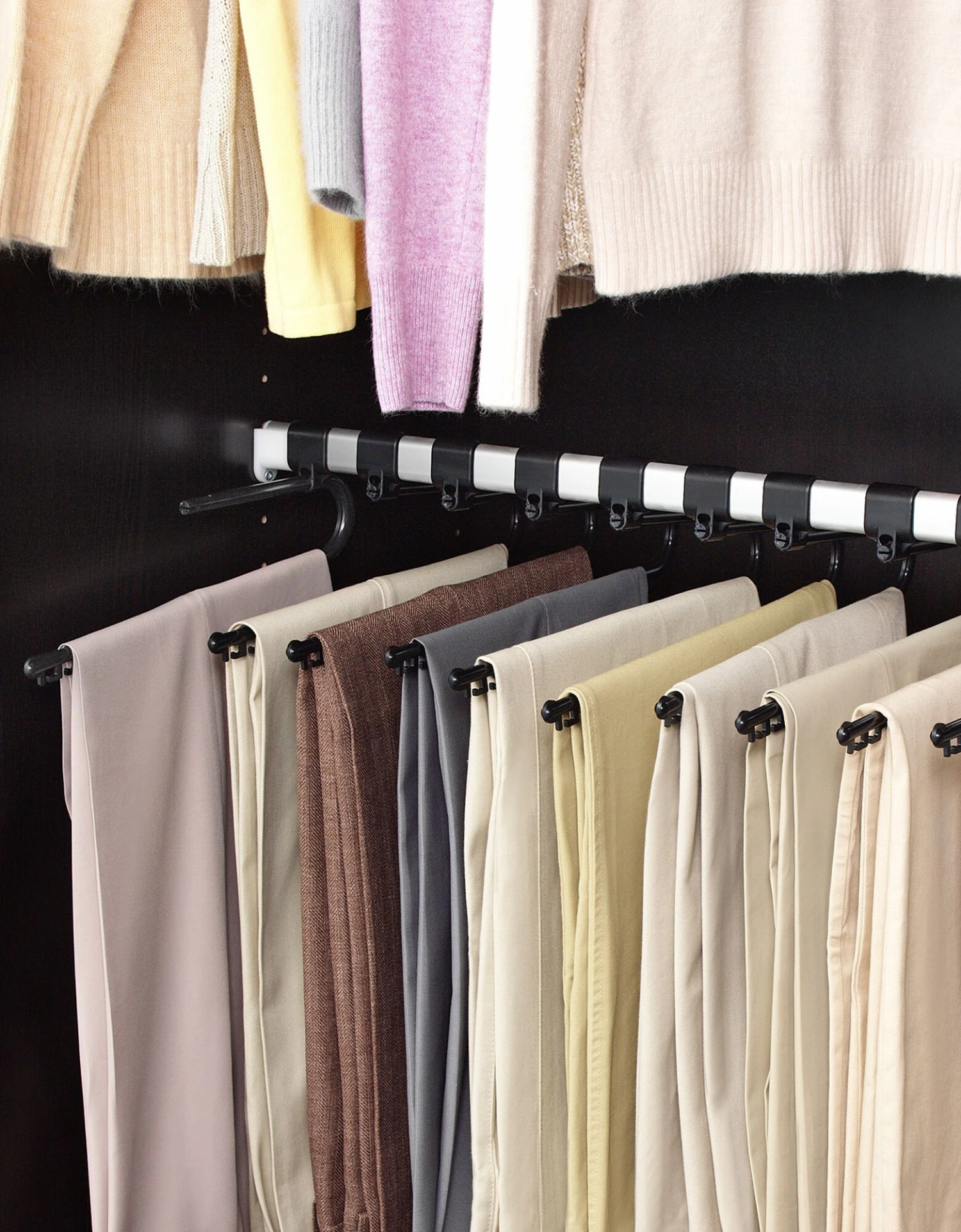 Rail Télescopique Range-pantalons 1 Rail Télescopique Range-pantalons