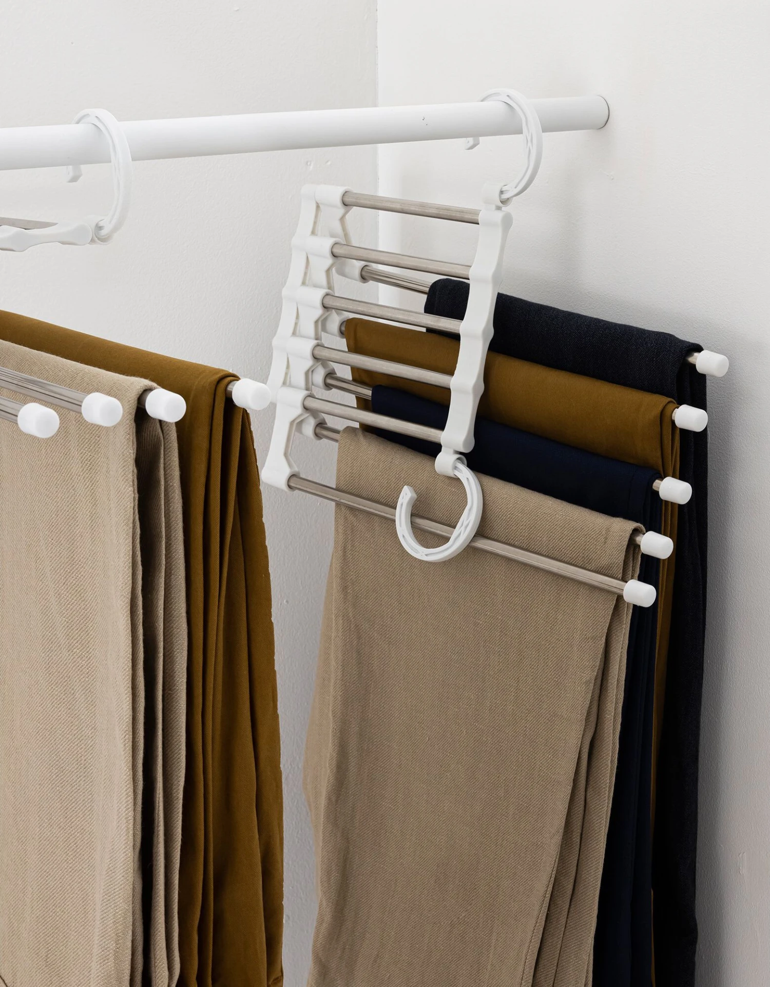 Cintre Gain De Place Spécial Pantalons 2 Cintre Gain De Place Spécial Pantalons – Image 2