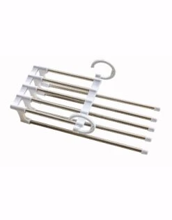 Cintre Gain De Place Spécial Pantalons 5 Cintre Gain De Place Spécial Pantalons -Maison Textiles Magasin 247730 C01 zoomx vue3