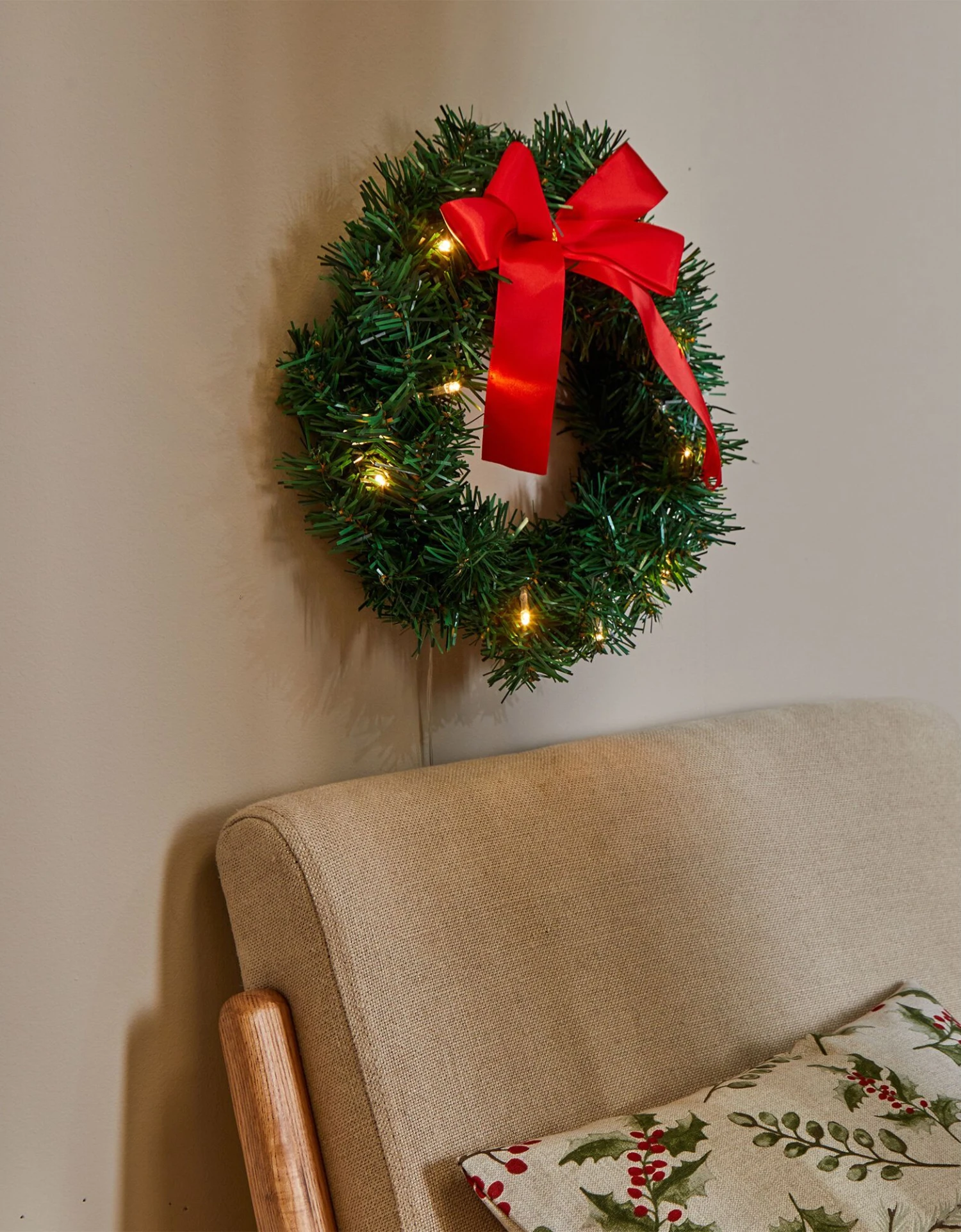 Couronne De Noël Lumineuse 2 Couronne De Noël Lumineuse – Image 2