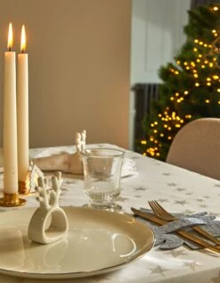 Lot De 4 Ronds De Serviette Renne En Porcelaine -Maison Textiles Magasin 249406 C01 zoomx vue4