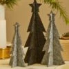 Lot De 3 Sapins En Feutrine