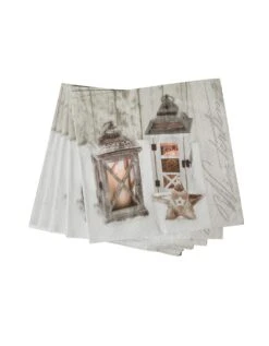 Serviette Papier Lanternes - Lot De 20