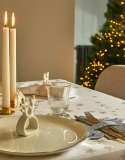 Lot De 4 Porte-serviettes Ou Porte-couverts Sapin Feutrine -Maison Textiles Magasin 271594 C01 zoomx vue3