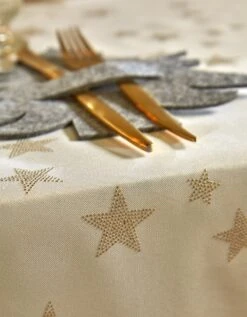 Lot De 4 Porte-serviettes Ou Porte-couverts Sapin Feutrine -Maison Textiles Magasin 271594 C01 zoomx vue5