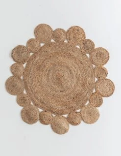 Tapis Rond En Jute Ajouré -Maison Textiles Magasin 291001 C01 zoomx vue3