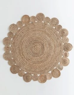 Tapis Rond En Jute Ajouré -Maison Textiles Magasin 291001 C01 zoomx vue6