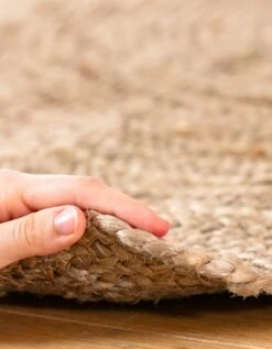 Tapis Rond En Jute Ajouré -Maison Textiles Magasin 291001 C01 zoomx vue7