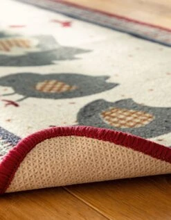 Tapis Cuisine Motif Cocotte Et Ses Poussins -Maison Textiles Magasin 291017 C01 zoom detailRFP