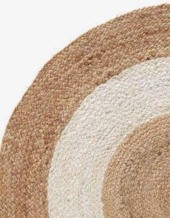 Tapis Rond Bicolore Blanc En Jute 5 Tapis Rond Bicolore Blanc En Jute -Maison Textiles Magasin 291022 C01 zoom detailRFP