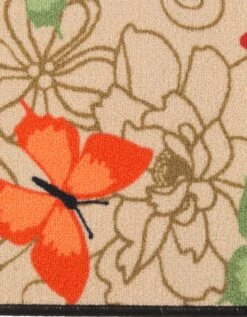 Tapis Cuisine Imprimé Papillons -Maison Textiles Magasin 291034 C01 zoom detailRFP