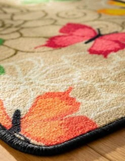 Tapis Cuisine Imprimé Papillons -Maison Textiles Magasin 291034 C01 zoomx vue3
