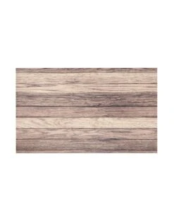 Tapis Vinyle Effet Parquet Cérusé