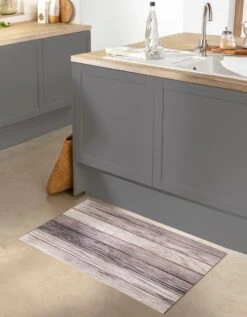 Tapis Vinyle Effet Parquet Cérusé -Maison Textiles Magasin 291057 C01 zoomx vue4