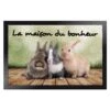 Tapis Anti-poussière Motif Lapins
