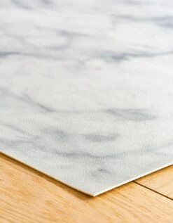 Tapis Vinyle Effet Marbre Blanc -Maison Textiles Magasin 291111 C01 zoomx vue3