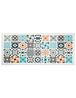 Tapis Vinyle Effet Carreaux Ciment Couleur -Maison Textiles Magasin 291113 C01 zoomx vue4