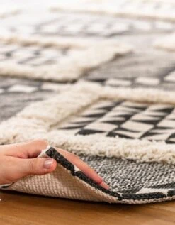 Tapis Imprimé Tufté Eko Noir/naturel 7 Tapis Imprimé Tufté Eko Noir/naturel -Maison Textiles Magasin 291164 C01 zoomx vue3