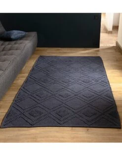 Tapis Bouclette En Coton Imprimé