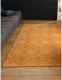 Tapis Bouclette En Coton Imprimé