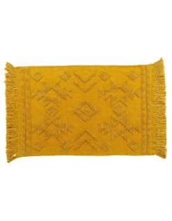 Tapis Jacquard à Franges Safran 6 Tapis Jacquard à Franges Safran -Maison Textiles Magasin 291183 C01 zoomx vue3