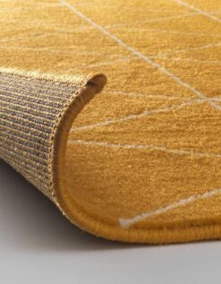 Tapis Rectangulaire Motif Géométrique Jaune 5 Tapis Rectangulaire Motif Géométrique Jaune -Maison Textiles Magasin 291188 C01 zoom detailRFP