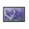 Tapis Anti-poussière Imprimé Coeur Lavande