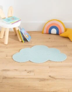 Tapis Forme Nuage Antidérapant