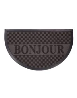 Tapis Entrée Demi Lune Antipoussière "bonjour" -Maison Textiles Magasin 291274 C01 zoomx vue3