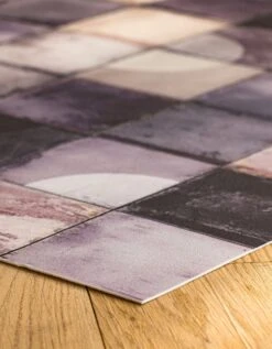 Tapis Vinyle Façon Carrelage 8 Tapis Vinyle Façon Carrelage -Maison Textiles Magasin 291461 C01 zoomx vue3