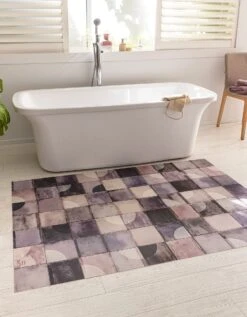 Tapis Vinyle Façon Carrelage 11 Tapis Vinyle Façon Carrelage -Maison Textiles Magasin 291461 C01 zoomx vue6