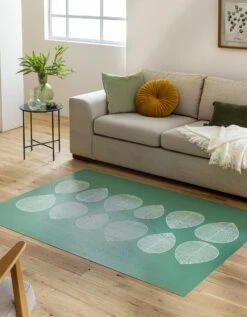Tapis Vinyle Décor Feuilles -Maison Textiles Magasin 291462 C01 zoomx vue4