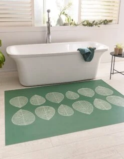 Tapis Vinyle Décor Feuilles -Maison Textiles Magasin 291462 C01 zoomx vue5