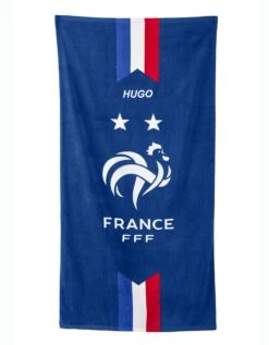 Drap De Bain "FFF 2 étoiles®" Personnalisable