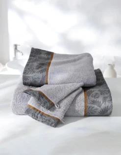 Éponge Coton Liteau Motif Jungle - 420 G/m²