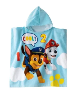 Poncho De Bain Enfant Pat Patrouille® à Capuche -Maison Textiles Magasin 300500 C01 zoomx vue6