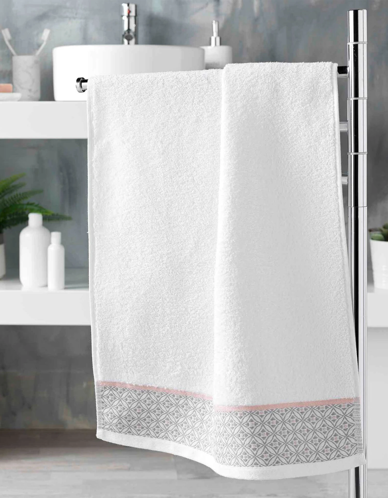 Éponge Coton Liteau Imprimé Mosaïque - 450g/m² 3 Éponge Coton Liteau Imprimé Mosaïque - 450g/m² – Image 3