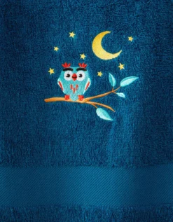 Collection éponge Enfant Brodée Chouki - 380g/m2 -Maison Textiles Magasin 300704 C01 zoom detailRFP